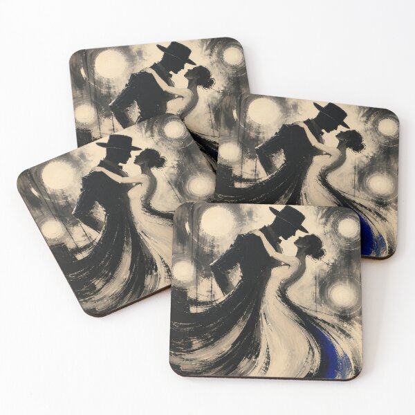 Item preview, Midnight Dance in Romantic Embrace designed and sold by DesingbyDimoski.