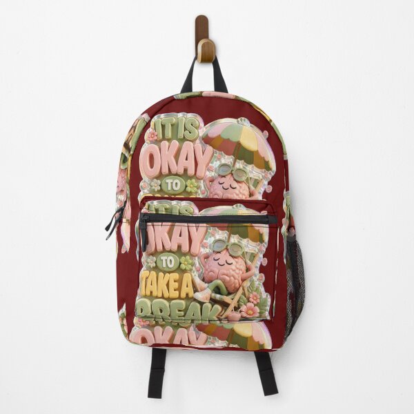 Item preview, It Is Okay To Take A Break Cute Brain Mental Health Self Care designed and sold by mo-carnival.