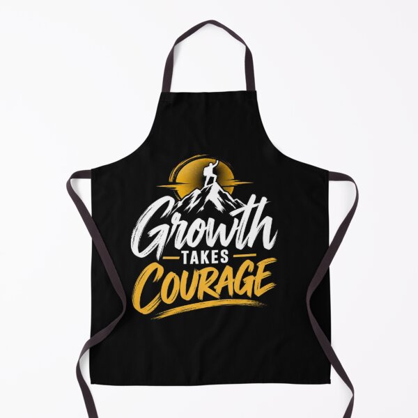 Item preview, Growth Takes Courage Motivational Climbing Quote Design designed and sold by v6ziix.