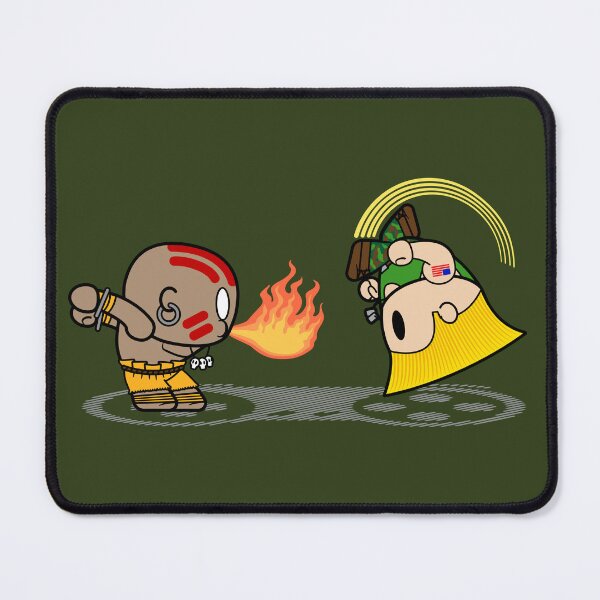 Item preview, Dhalsim vs Guile designed and sold by Bien-o-No.