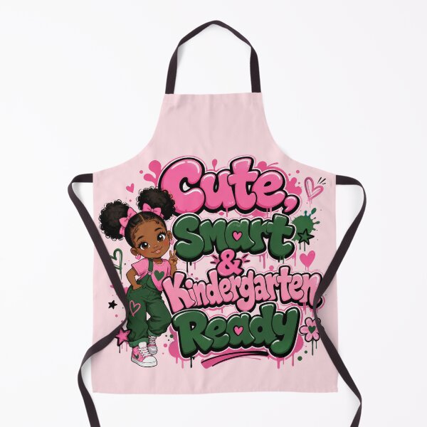 Item preview, Cute, Smart & Kindergarten Ready – Black Girl School Pride designed and sold by MomParentADHD.