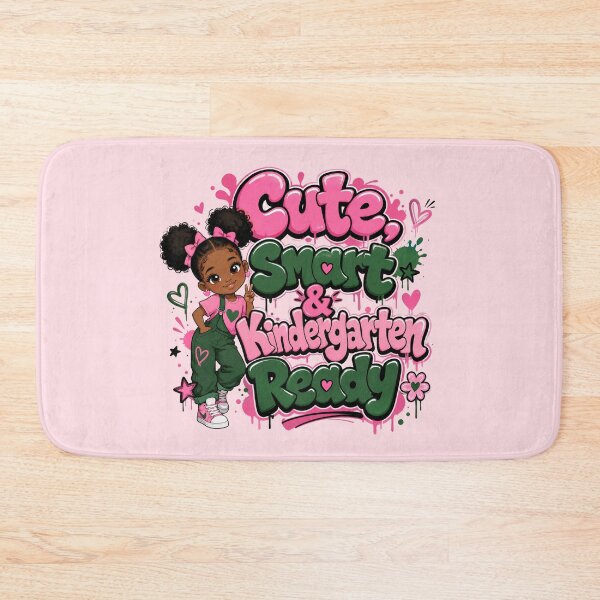 Item preview, Cute, Smart & Kindergarten Ready – Black Girl School Pride designed and sold by MomParentADHD.