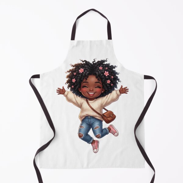 Item preview, Joyful Curly Girl Flower Power designed and sold by taogiauco.