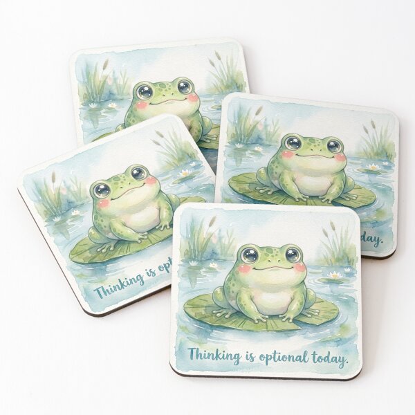 Item preview, Thinking Is Optional Today Frog designed and sold by VFXguy.