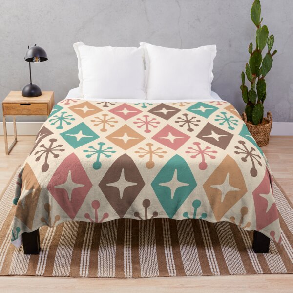 Item preview, Mid Century Modern Retro Starburst Pattern designed and sold by tonymagnerart.