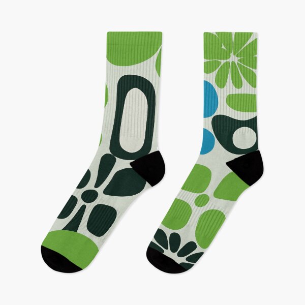 Artikelvorschau, Groovy Nordic Garden – Retro Mod Floral Pattern entworfen und verkauft von Louise Wersäll.