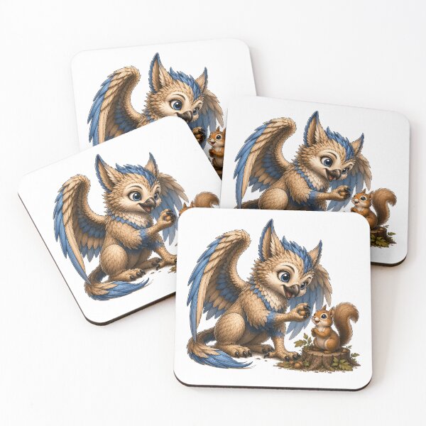 Item preview, Baby Griffin and Squirrel Friends designed and sold by Hatchling Hollow.