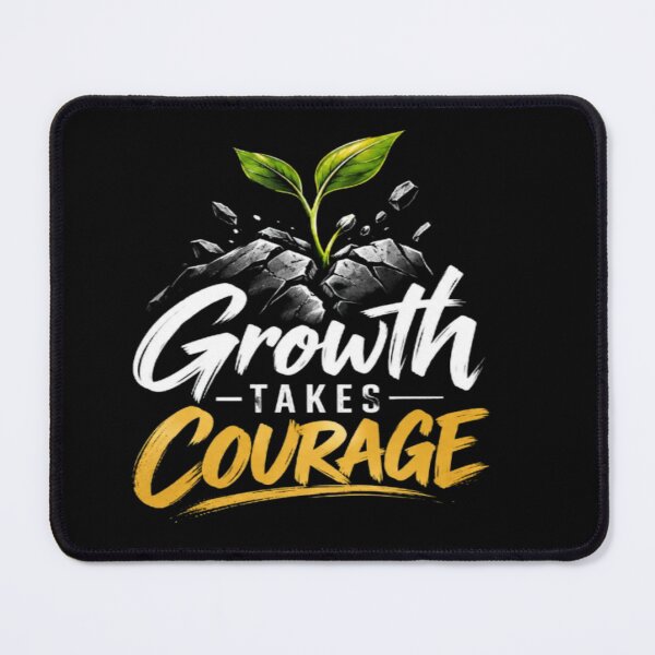 Item preview, Growth Takes Courage  Motivational Climbing Quote Design designed and sold by v6ziix.