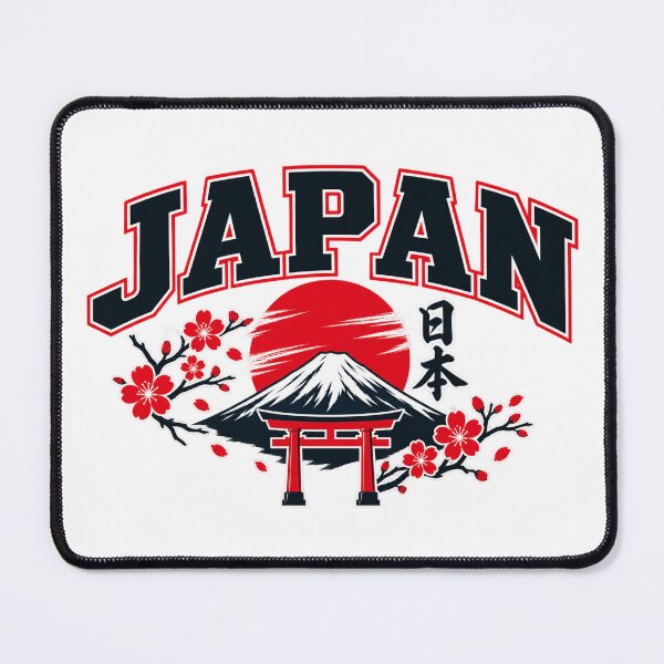 Item preview, Japan Mount Fuji Sakura Torii Vintage Japanese Design designed and sold by JrNergal.