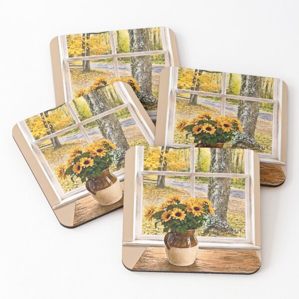 Item preview, Autumn Seen Through a Window designed and sold by Susan Savad.