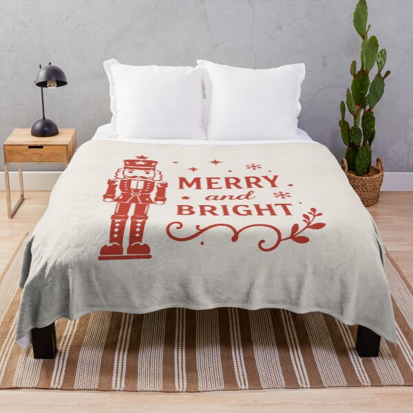 Item preview, Merry And Bright Nutcracker – Vintage Christmas Art designed and sold by Tklezardesigns.