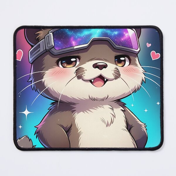 Item preview, Cute Cosmic Cat Space Goggles Rainbow Galaxy Kawaii designed and sold by ZhivanCrimson.