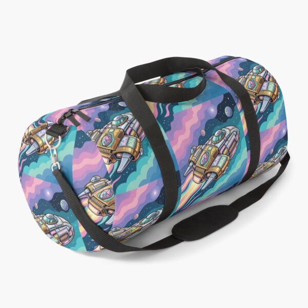 Item preview, Neon spaceship – Futuristic Space Adventure Illustration designed and sold by Dogandesighn.