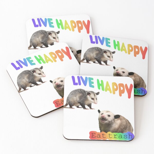 Item preview, Live Happy, Eat Trash designed and sold by RepulsiveFish.