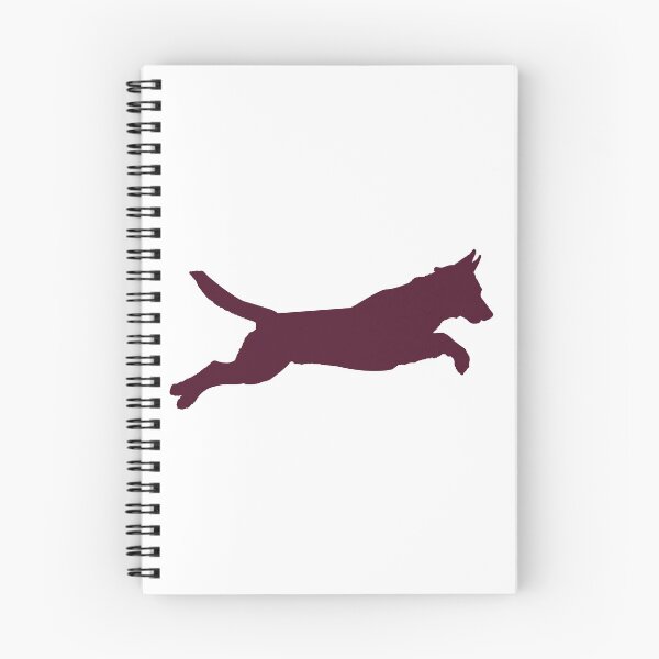 Item preview, Dock Diving Belgian Malinois Silhouette Burgundy designed and sold by KodiakGoods.