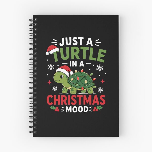 Item preview, Just a Turtle in a Christmas Mood – Funny Christmas Turtle Holiday designed and sold by mraihan.