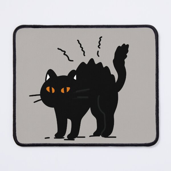 Item preview, Spooky Arched Black Cat Halloween Silhouette designed and sold by thesalynn.