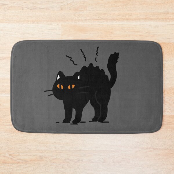 Item preview, Spooky Arched Black Cat Halloween Silhouette designed and sold by thesalynn.