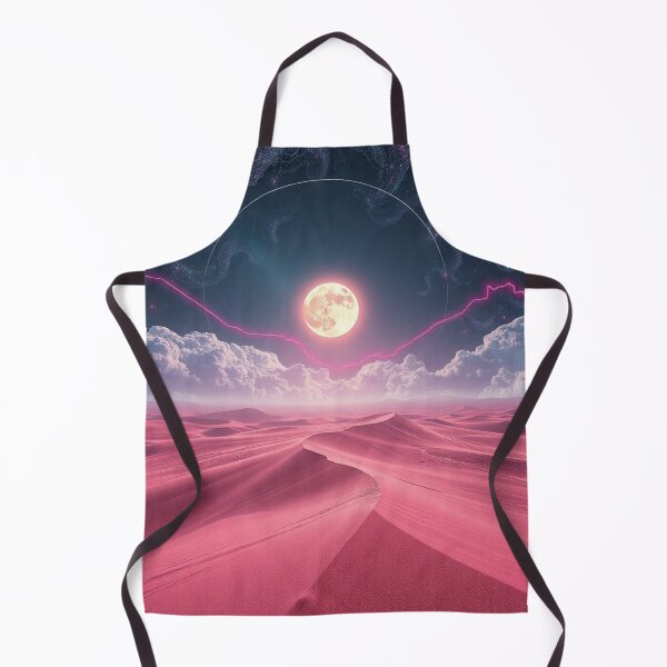 Item preview, Pink Vaporwave Desert With Cosmic Sun Surreal designed and sold by IntelliMindDesigns.