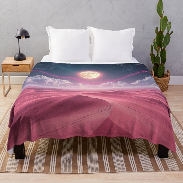 Item preview, Pink Vaporwave Desert With Cosmic Sun Surreal designed and sold by IntelliMindDesigns.