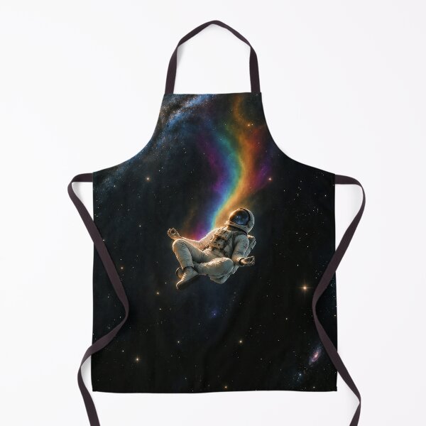 Item preview, Stillness Beyond the Stars – Meditating Astronaut Cosmic Art designed and sold by SacredLensV.
