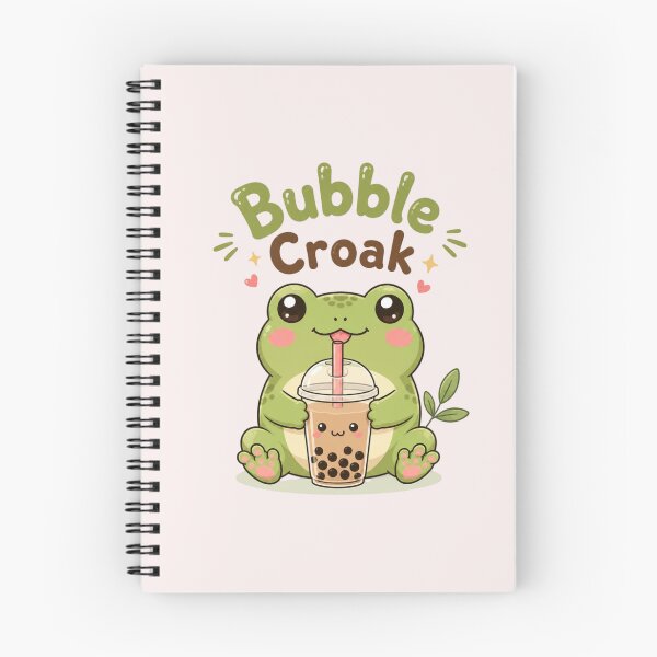 Item preview, Bubble Croak – Cute Frog with Boba Tea Kawaii Bubble Tea Lover designed and sold by Sanika arts .
