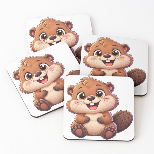 Item preview, Cute Happy Baby Beaver designed and sold by KateVil.
