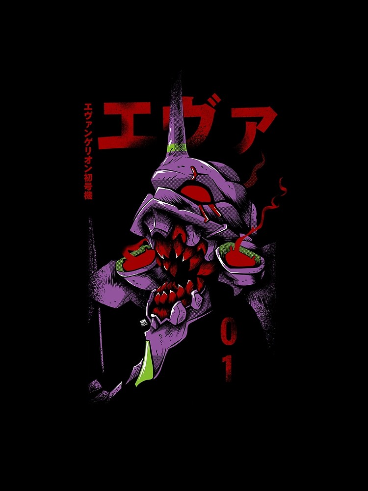 Thumbnail 3 of 3, Scarf, Eva 01 Rage! designed and sold by LucasMoonDesign.