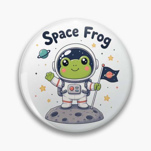 Item preview, Space Frog Astronaut – Cute Cosmic Frog Design designed and sold by Sanika arts .