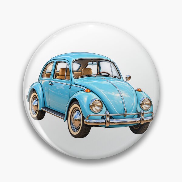 Item preview, Retro Blue Classic Car designed and sold by TinyWeird.