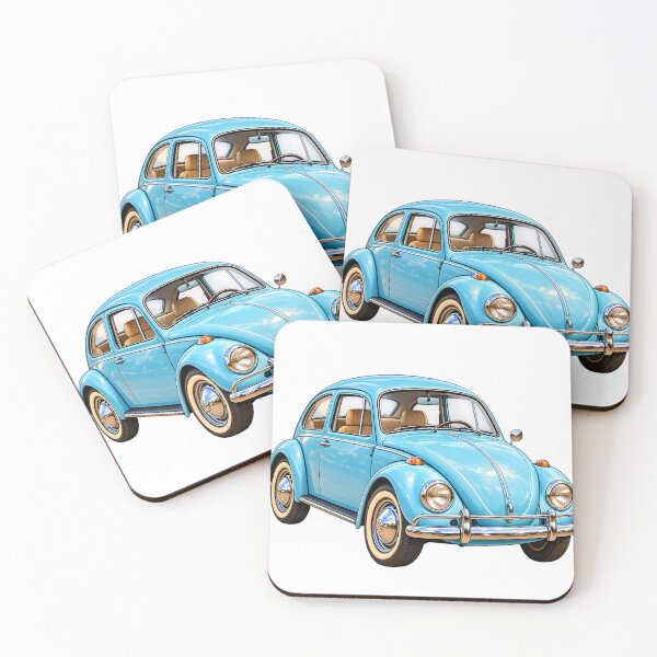 Item preview, Retro Blue Classic Car designed and sold by TinyWeird.