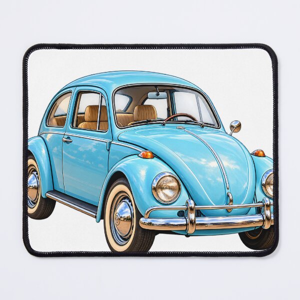 Item preview, Retro Blue Classic Car designed and sold by TinyWeird.