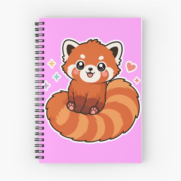 Item preview, Lindo panda rojo kawaii - Adorable animalito designed and sold by killem667.