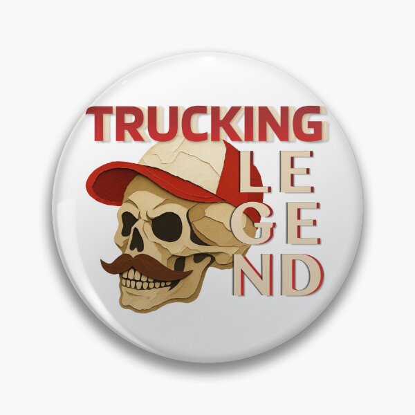 Item preview, Trucking Legend Skull Funny Truck Driver designed and sold by LuxuryHue.