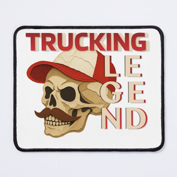 Item preview, Trucking Legend Skull Funny Truck Driver designed and sold by LuxuryHue.
