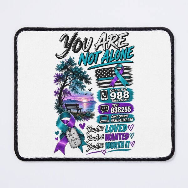 Item preview, You Are Loved You Are Wanted You Are Worth It – Suicide Awareness designed and sold by MJ3in1.