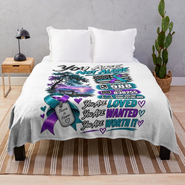 Item preview, You Are Loved You Are Wanted You Are Worth It – Suicide Awareness designed and sold by MJ3in1.