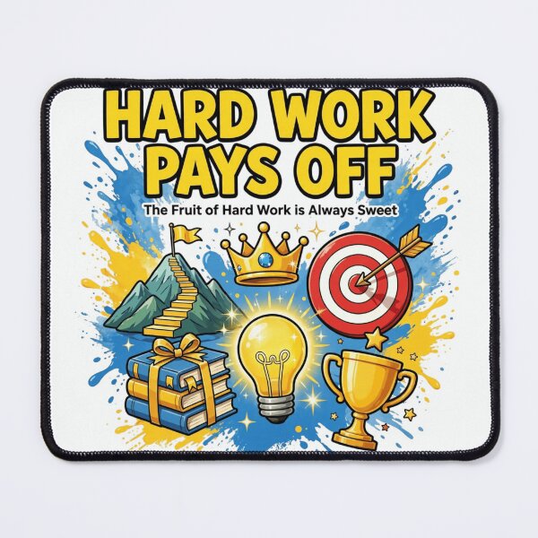 Item preview, Hard Work Pays Off - The Fruit Of Hard Work Is Always Sweet Motivational designed and sold by prithvi chand.