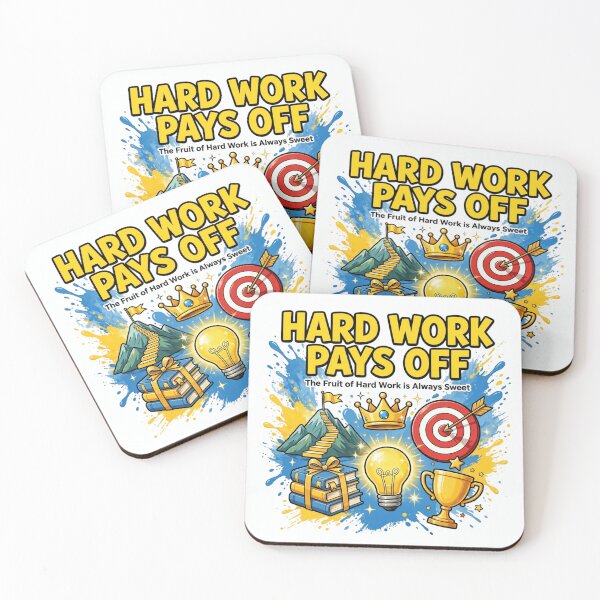 Item preview, Hard Work Pays Off - The Fruit Of Hard Work Is Always Sweet Motivational designed and sold by prithvi chand.