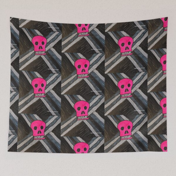 Item preview, Skulls and Stripes 3 designed and sold by DancingCreek.
