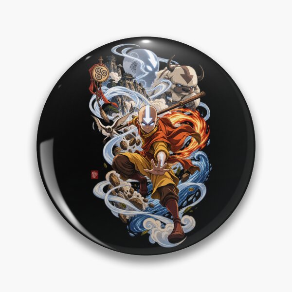Item preview, Avatar Airbender Elemental Balance Anime Fantasy 2 designed and sold by SilverLook48.