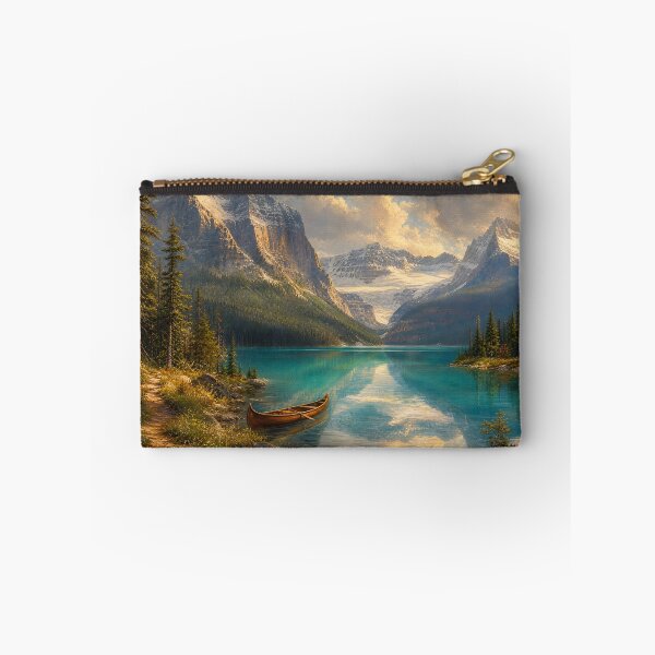 Item preview, Lake Louise Banff – Vintage Rocky Mountain Landscape Art designed and sold by DoReMiStudio.