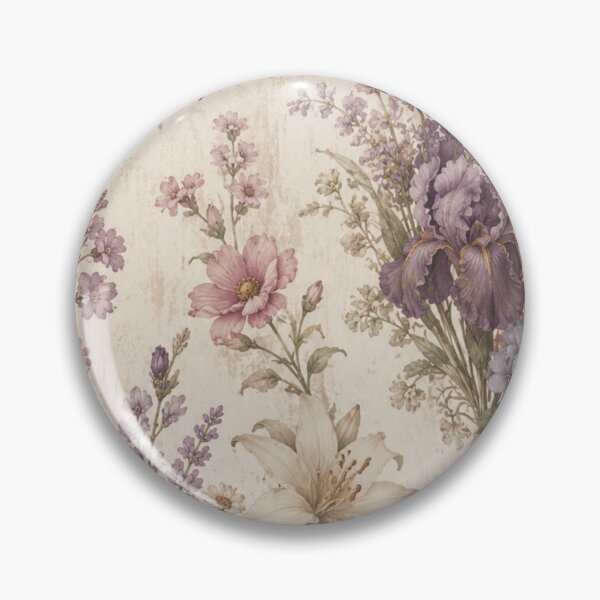 Item preview, Vintage Floral Bouquet Watercolor Botanical Flower Cottagecore Romantic Shabby Chic Garden designed and sold by MimiSabu.