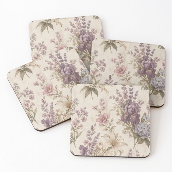 Item preview, Vintage Floral Bouquet Watercolor Botanical Flower Cottagecore Romantic Shabby Chic Garden designed and sold by MimiSabu.