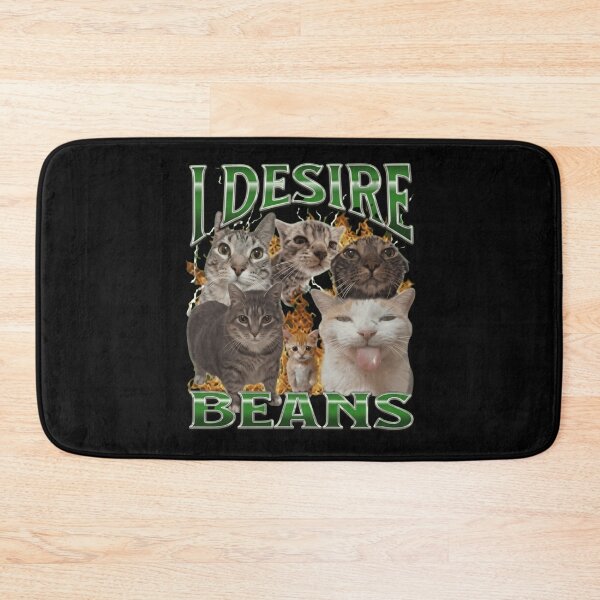 Item preview, I Desire Beans Funny Cat Meme Vintage designed and sold by aynorsadier.