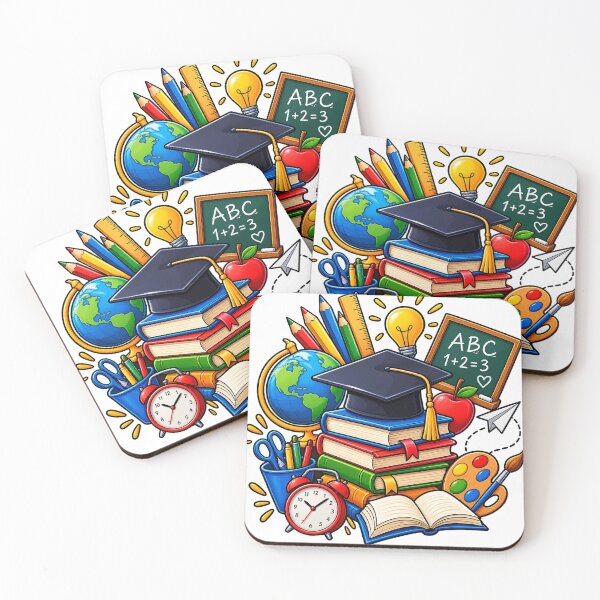 Item preview, Back to School Essentials – Books, Graduation Cap, Pencils & School Supplies designed and sold by SP319.