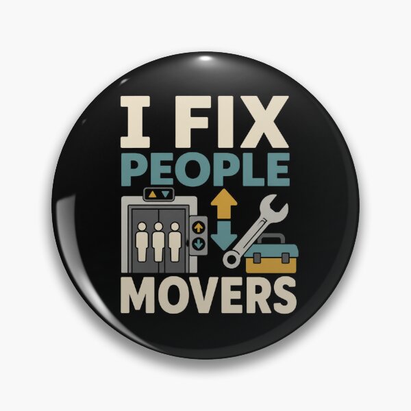 Item preview, I Fix People Movers Funny Elevator Mechanic Gift designed and sold by DreamLayerStudio.