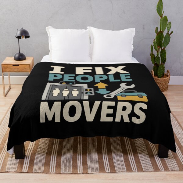 Item preview, I Fix People Movers Funny Elevator Mechanic Gift designed and sold by DreamLayerStudio.