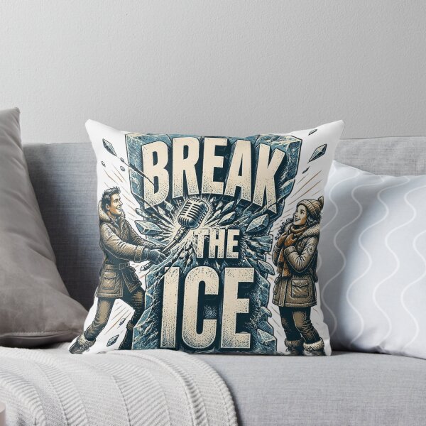 Item preview, Break The Ice Podcast Dynamic Vintage Graphic Tee Design designed and sold by Nubian Style.