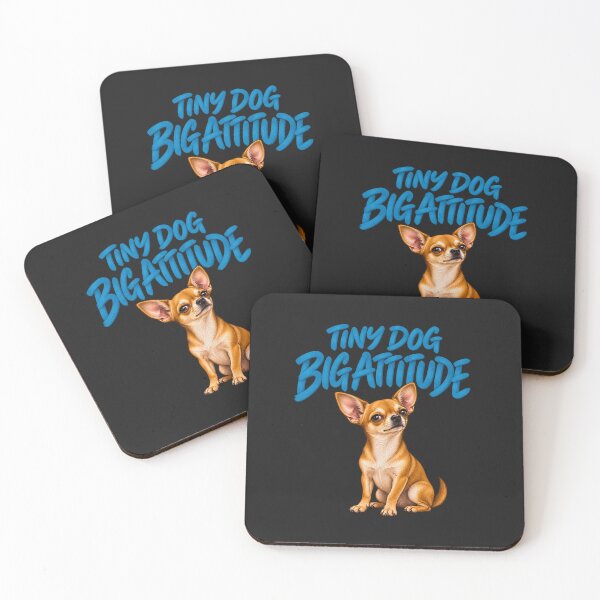 Item preview, Tiny Dog Big Attitude Chihuahua Funny Dog Lover Design designed and sold by AdicretorDesign.